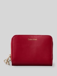 Portfel z naturalnej skóry bydlęcej od CK Calvin Klein - 11