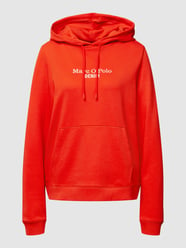 Hoodie mit Logo-Stitching von Marc O'Polo Denim Rot - 18