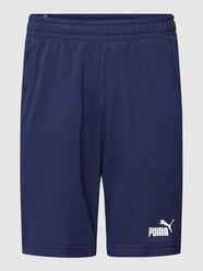 Sweatshorts mit Label-Print Modell 'ESS' von PUMA PERFORMANCE Blau - 20