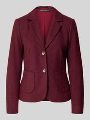 Kurzblazer aus Wolle mit aufgesetzten Taschen von Betty Barclay Bordeaux - 34