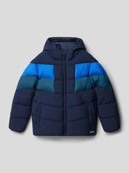 Steppjacke mit Streifenmuster von s.Oliver RED LABEL Blau - 28