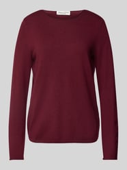 Pullover mit Schurwolle von Marc O'Polo Bordeaux - 26