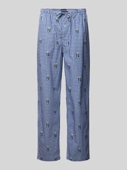 Straight Leg Pyjama-Hose mit Eingriff von Polo Ralph Lauren Underwear Blau - 17