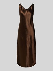 Cocktailkleid mit Teilungsnähten Modell 'TALETE' von MaxMara Leisure Braun - 40