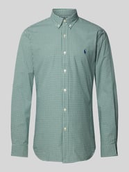 Slim Fit Freizeithemd mit Button-Down-Kragen von Polo Ralph Lauren Grün - 11