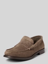 Loafers aus Leder Modell 'MILES PENNY' von Garment Project Beige - 40