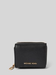 Lederportemonnaie mit Label-Applikation Modell 'EMPIRE' von MICHAEL Michael Kors Schwarz - 38