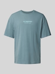 T-shirt met labelprint, model 'PRAIA' van Jack & Jones - 44