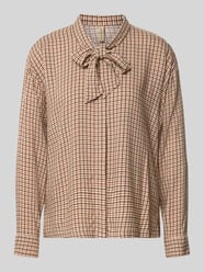 Regular fit blouse met lange mouwen van zuivere viscose model 'HALIA' van Soyaconcept - 7