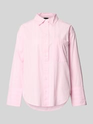Bluzka o kroju regular fit z brustaszą od Gina Tricot Fuksjowy - 15