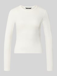bluzka z długim rękawem o kroju slim fit z mieszanki bawełny model 'CHLOE' od VERO MODA - 26