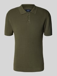 Gebreide polo met korte knoopsluiting van MCNEAL - 34