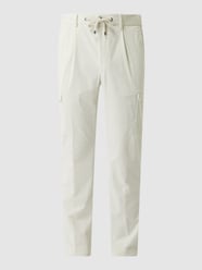 Loose-fit jogpants van wolmengsel, model 'Evanson'  van JOOP! Collection Wit - 6