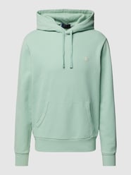 Hoodie mit Label-Stitching von Polo Ralph Lauren Türkis - 22