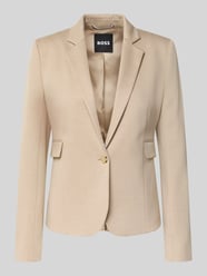 Getailleerde blazer van viscosemix, model 'JIA13' van BOSS Beige - 10