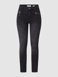 Skinny Fit High Waist Jeans mit Stretch-Anteil Modell 'Audrey' von Rosner Grau - 27