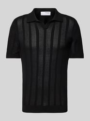 Poloshirt in Strick-Optik Modell 'WELLS' von SELECTED HOMME - 3