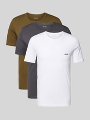 T-Shirt mit Label-Stitching Modell 'Classic' im 3er-Pack von BOSS - 19