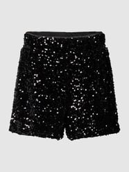 Shorts mit Paillettenbesatz Modell 'CONFIDENCE' von Only Schwarz - 5