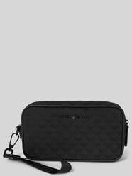 Handtasche mit Label-Applikation von Emporio Armani Schwarz - 35