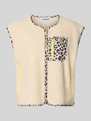 Relaxed Fit Weste in Teddy-Optik Modell 'KATTY' von PIECES - 26