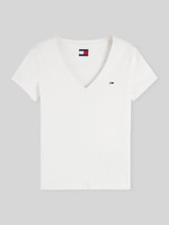 T-Shirt mit kleinem Logo-Detail von Tommy Jeans - 48