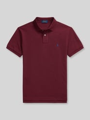 Slim Fit Poloshirt aus reiner Baumwolle von Polo Ralph Lauren Bordeaux - 25