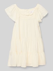 Kleid aus Viskose-Leinen-Mix im Stufen-Look von Mango - 1