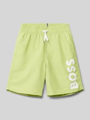 Badehose mit Label-Print von Boss - 20