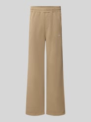 Loose fit sweatpants van katoenmix met labeldetail van PEGADOR - 37