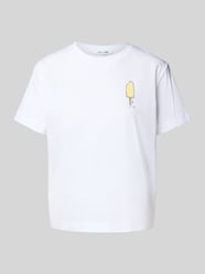 T-shirt z nadrukowanym motywem model ‘CAMINO’ od Samsøe Samsøe - 41