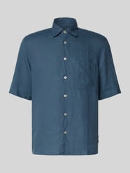Regular fit linnen overhemd met korte mouwen van Marc O'Polo - 27