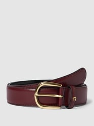 Gürtel mit Label-Applikation Modell 'Business' von Aigner Rot - 2