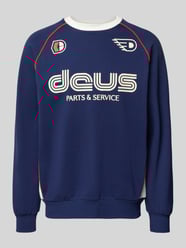 Bluza z nadrukiem z logo model ‘POWER SHIFT CREW’ od DEUS EX MACHINA - 33