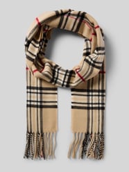 Sjaal met rafels van Fraas Beige - 34