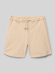 Shorts mit elastischem Bund und Eingrifftaschen Modell 'JAIDEN' von Jack & Jones Beige - 11