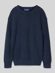 Regular Fit Strickpullover aus reiner Baumwolle Modell 'ROSU' von ONLY & SONS - 43