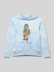 Hoodie mit Label-Print und Eingrifftaschen von Polo Ralph Lauren Teens - 36