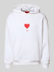 Bluza z kapturem o kroju regular fit z czystej bawełny model „DALENTINOS” od HUGO - 12