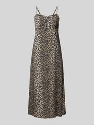Fließendes Maxikleid mit Allover-Muster Modell 'NOVA' von Only Beige - 38