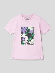 Relaxed Fit T-Shirt mit Motiv-Print von Scotch & Soda Lila - 24