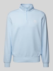 Sweatshirt mit Stehkragen Modell 'HERITAGE' von Lacoste Blau - 35