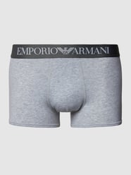 Trunks mit Logo-Bund von Emporio Armani Grau - 34