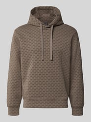 Regular Fit Hoodie aus Baumwoll-Mix von Armani Exchange Beige - 6