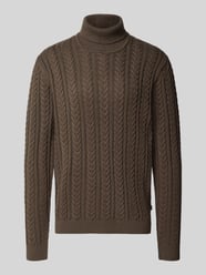 Strickpullover mit Zopfmuster von Jack & Jones Premium - 33