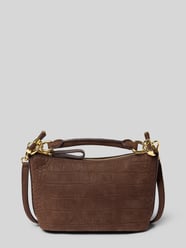 Torba na ramię z naturalnej skóry bydlęcej model 'BLKE MINI' od Lauren Ralph Lauren - 48