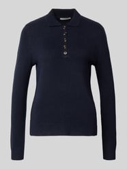 Gebreide pullover met polokraag en knoopsluiting van Christian Berg Woman - 5