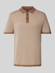 Poloshirt mit kurzer Knopfleiste Modell 'Trent' von JOOP! Collection Beige - 16