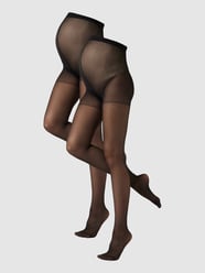 Zwangerschapspanty met siernaden, model 'MALOU' van Mamalicious Zwart - 4
