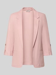 Żakiet o kroju relaxed fit z mieszanki wiskozy i lnu model 'GOA' od ONLY Fuksjowy - 19